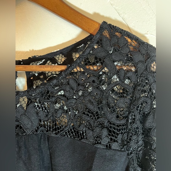 Old Navy Black Shift Dress w/ Top Lace Lining SZ XL - Picture 12 of 12
